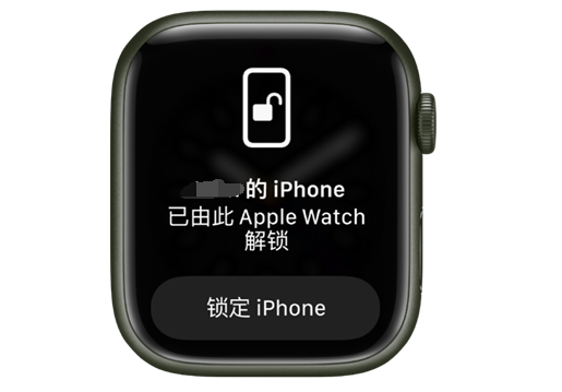 墨玉苹果手机维修分享用 AppleWatch 解锁配备面容 ID 的 iPhone方法 